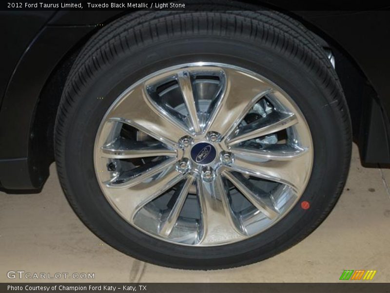 Tuxedo Black Metallic / Light Stone 2012 Ford Taurus Limited
