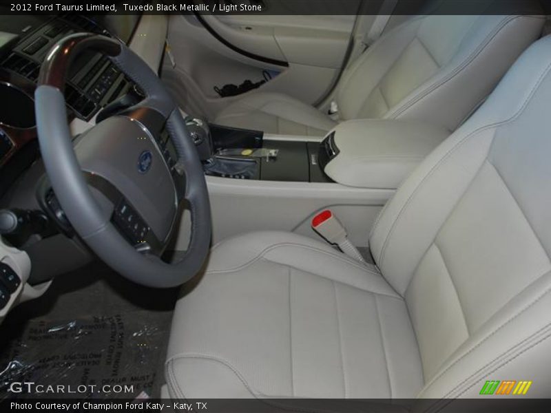 Tuxedo Black Metallic / Light Stone 2012 Ford Taurus Limited