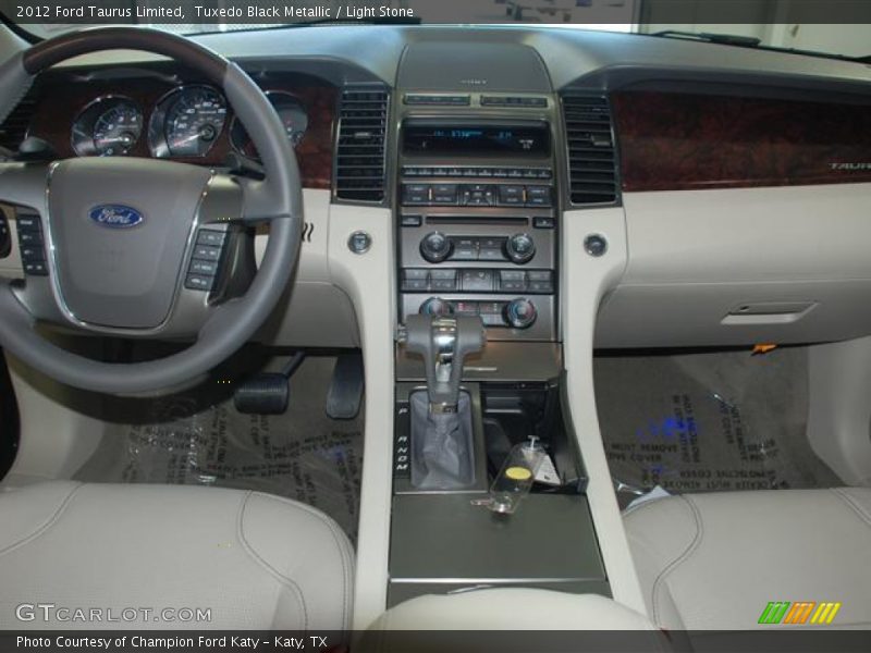 Tuxedo Black Metallic / Light Stone 2012 Ford Taurus Limited