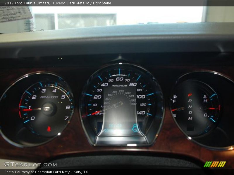 Tuxedo Black Metallic / Light Stone 2012 Ford Taurus Limited