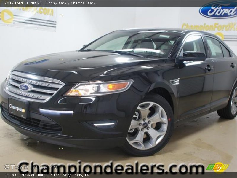 Ebony Black / Charcoal Black 2012 Ford Taurus SEL