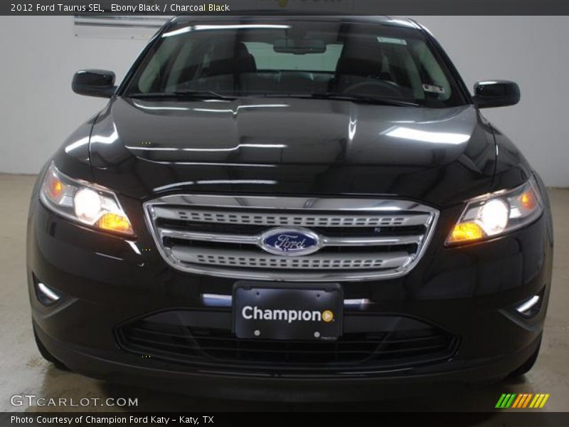 Ebony Black / Charcoal Black 2012 Ford Taurus SEL