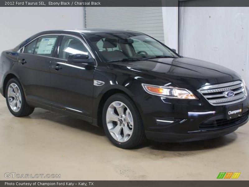 Ebony Black / Charcoal Black 2012 Ford Taurus SEL