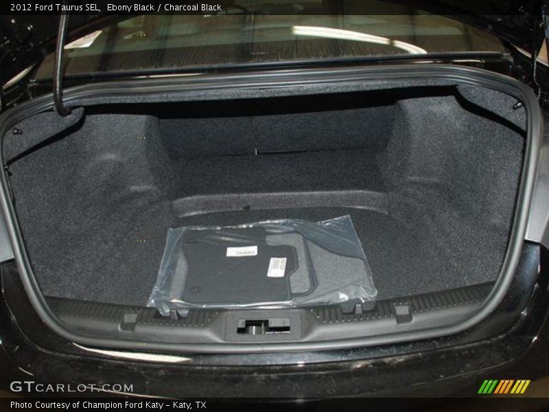 Ebony Black / Charcoal Black 2012 Ford Taurus SEL