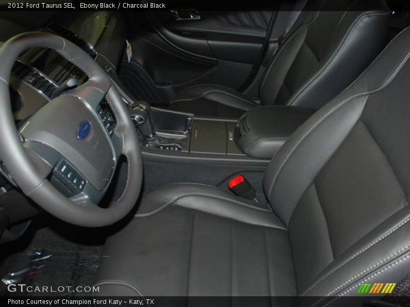 Ebony Black / Charcoal Black 2012 Ford Taurus SEL