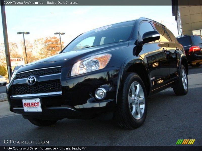 Black / Dark Charcoal 2009 Toyota RAV4 Limited