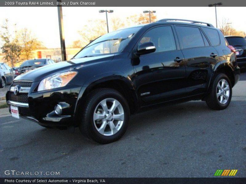 Black / Dark Charcoal 2009 Toyota RAV4 Limited