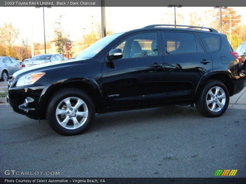 Black / Dark Charcoal 2009 Toyota RAV4 Limited