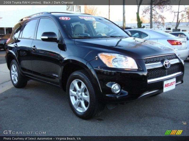Black / Dark Charcoal 2009 Toyota RAV4 Limited