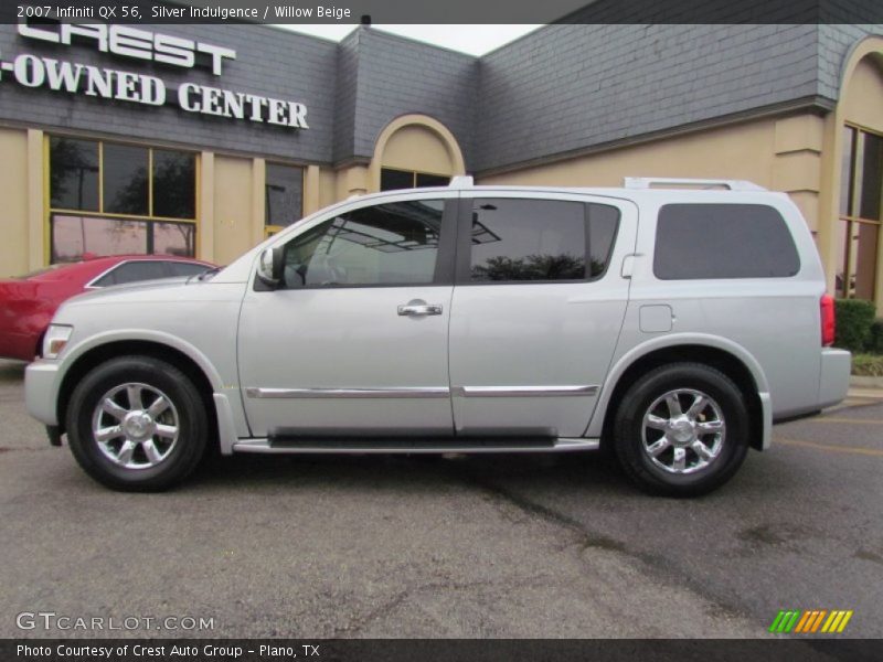 Silver Indulgence / Willow Beige 2007 Infiniti QX 56
