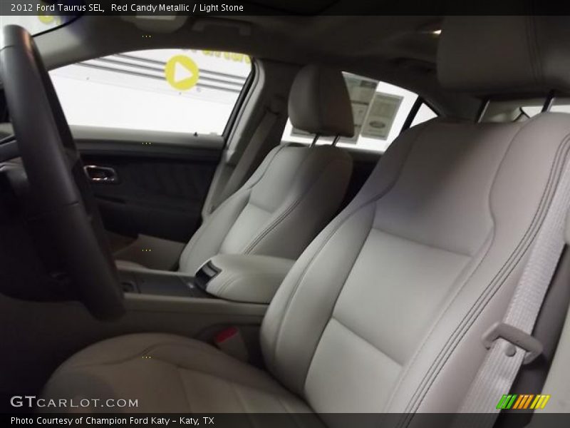 Red Candy Metallic / Light Stone 2012 Ford Taurus SEL