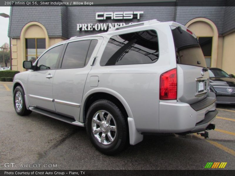 Silver Indulgence / Willow Beige 2007 Infiniti QX 56