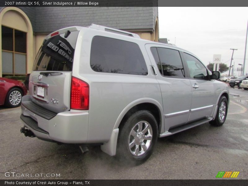 Silver Indulgence / Willow Beige 2007 Infiniti QX 56