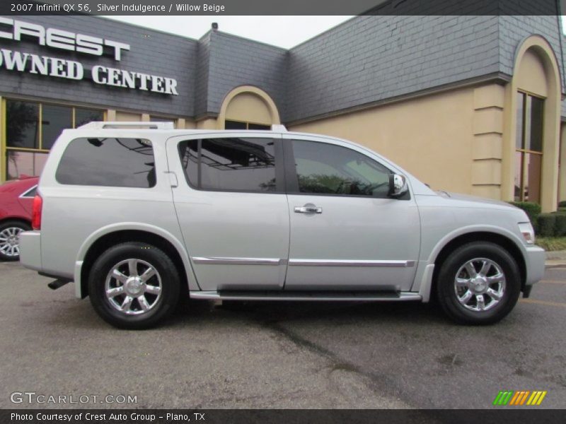 Silver Indulgence / Willow Beige 2007 Infiniti QX 56