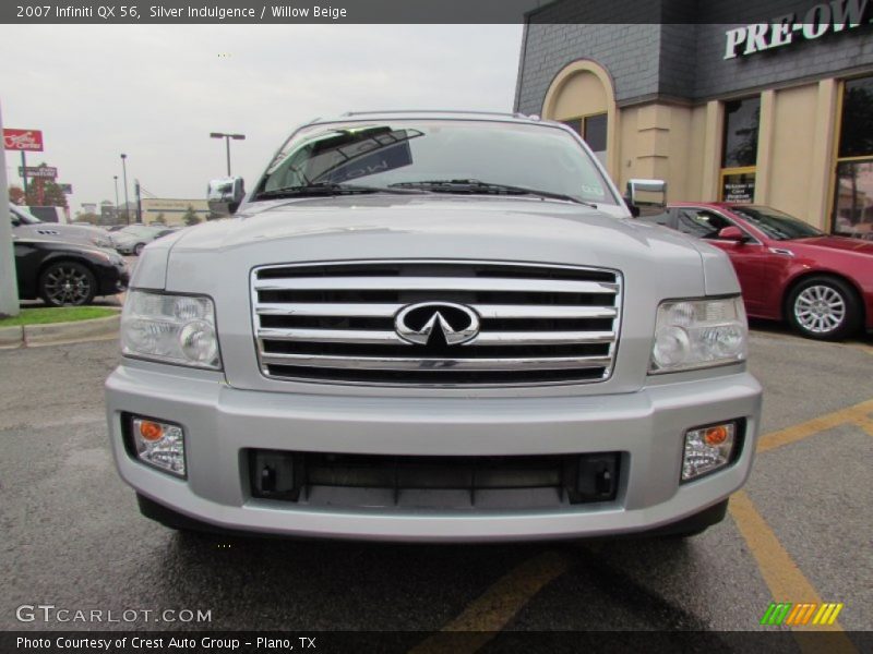 Silver Indulgence / Willow Beige 2007 Infiniti QX 56