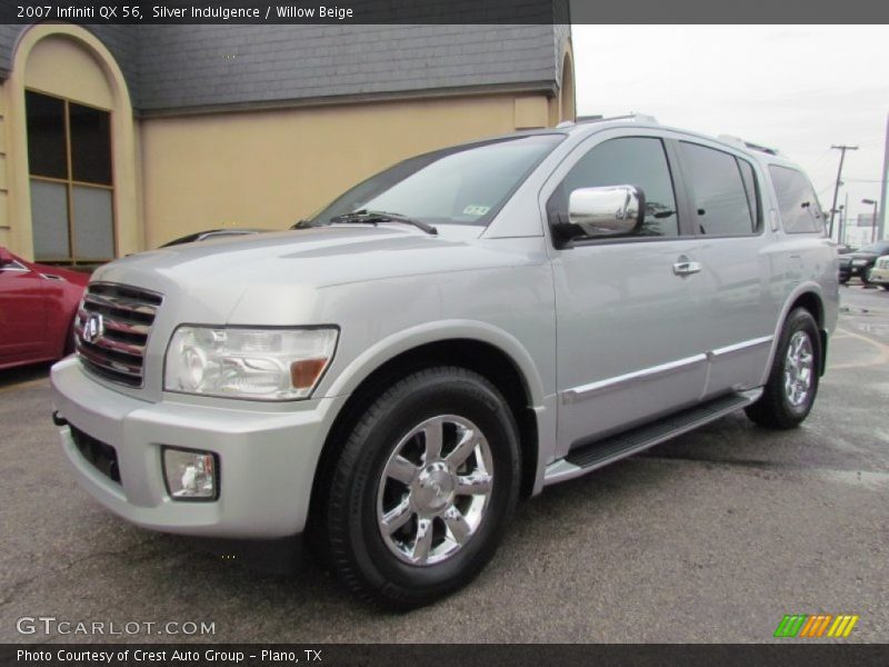 Silver Indulgence / Willow Beige 2007 Infiniti QX 56
