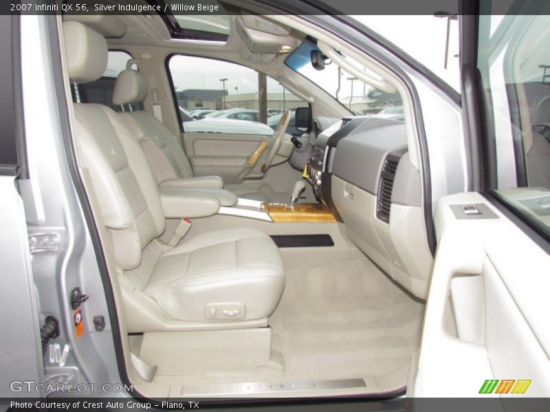 Silver Indulgence / Willow Beige 2007 Infiniti QX 56