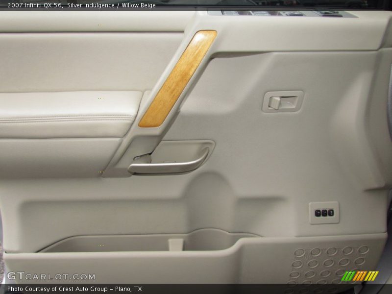 Silver Indulgence / Willow Beige 2007 Infiniti QX 56
