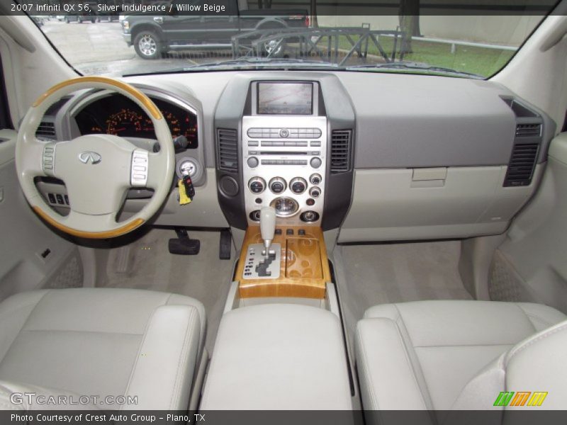 Silver Indulgence / Willow Beige 2007 Infiniti QX 56