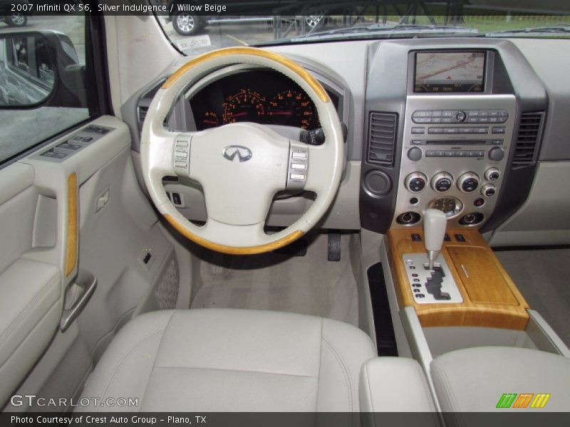 Silver Indulgence / Willow Beige 2007 Infiniti QX 56