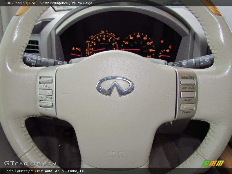 Silver Indulgence / Willow Beige 2007 Infiniti QX 56
