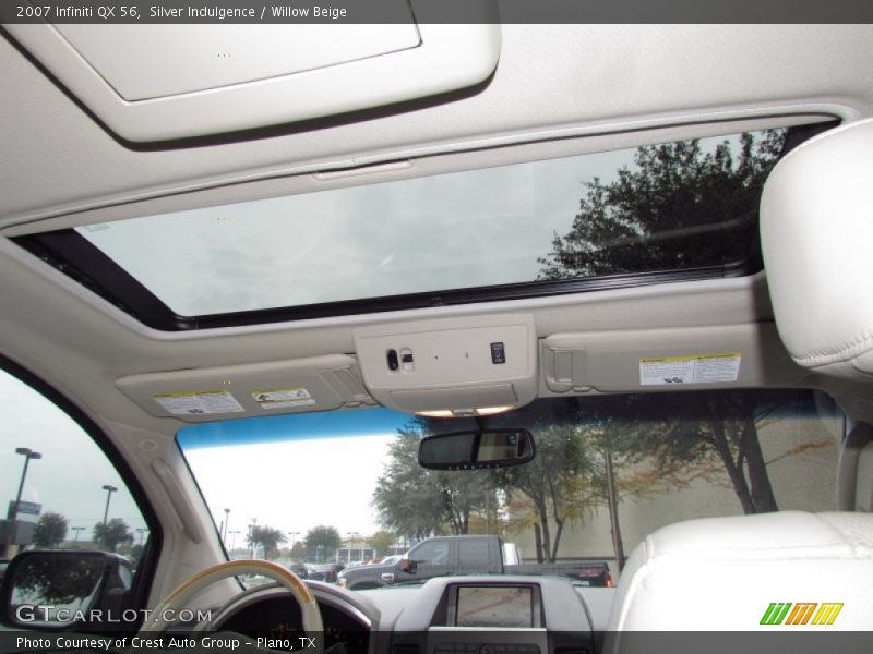 Silver Indulgence / Willow Beige 2007 Infiniti QX 56
