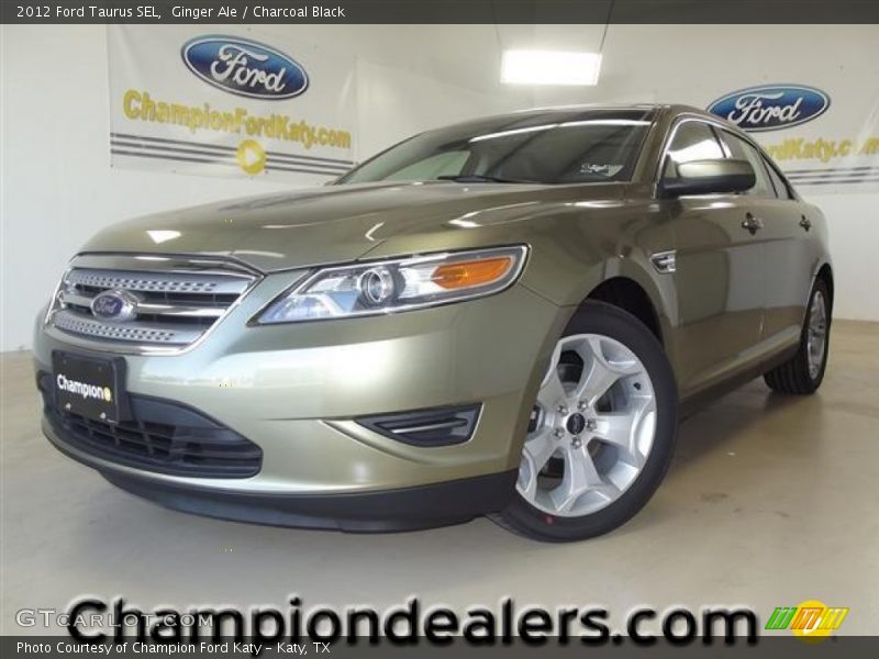 Ginger Ale / Charcoal Black 2012 Ford Taurus SEL