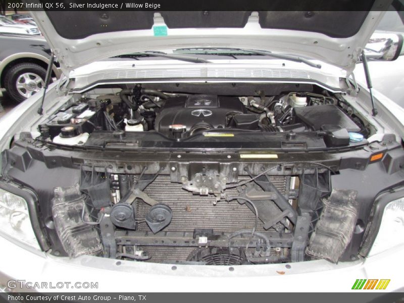 Silver Indulgence / Willow Beige 2007 Infiniti QX 56