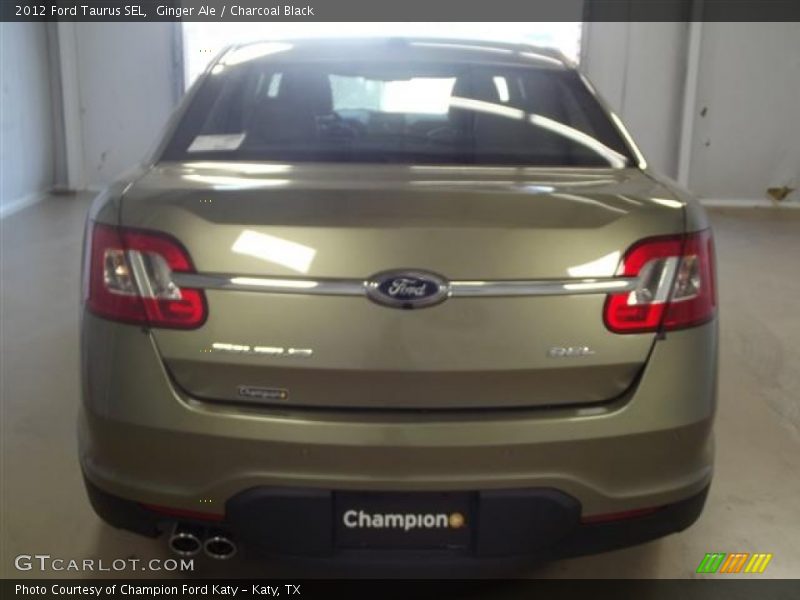 Ginger Ale / Charcoal Black 2012 Ford Taurus SEL