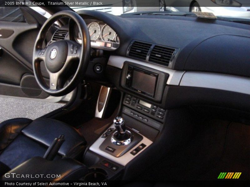 Titanium Silver Metallic / Black 2005 BMW M3 Coupe