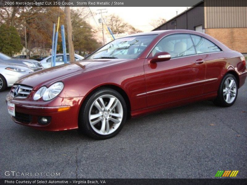  2006 CLK 350 Coupe Storm Red Metallic
