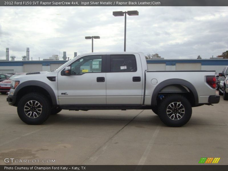  2012 F150 SVT Raptor SuperCrew 4x4 Ingot Silver Metallic