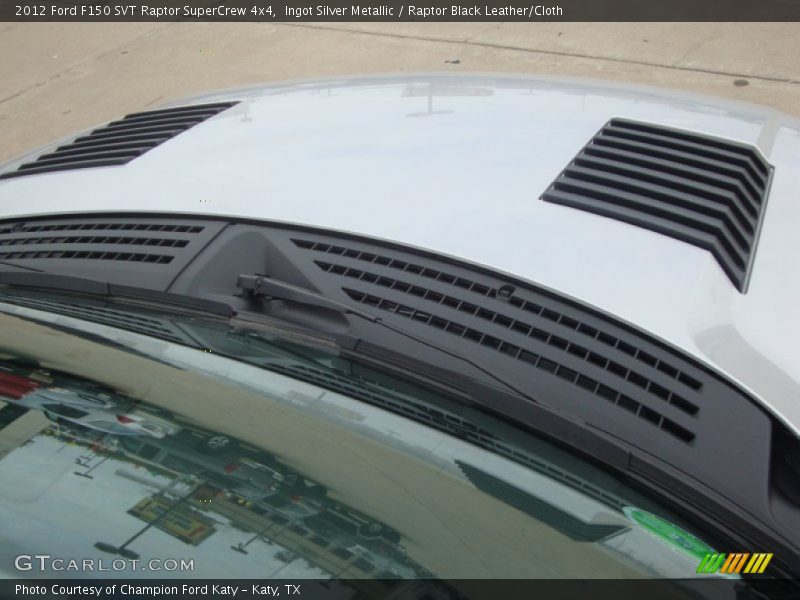 Ingot Silver Metallic / Raptor Black Leather/Cloth 2012 Ford F150 SVT Raptor SuperCrew 4x4