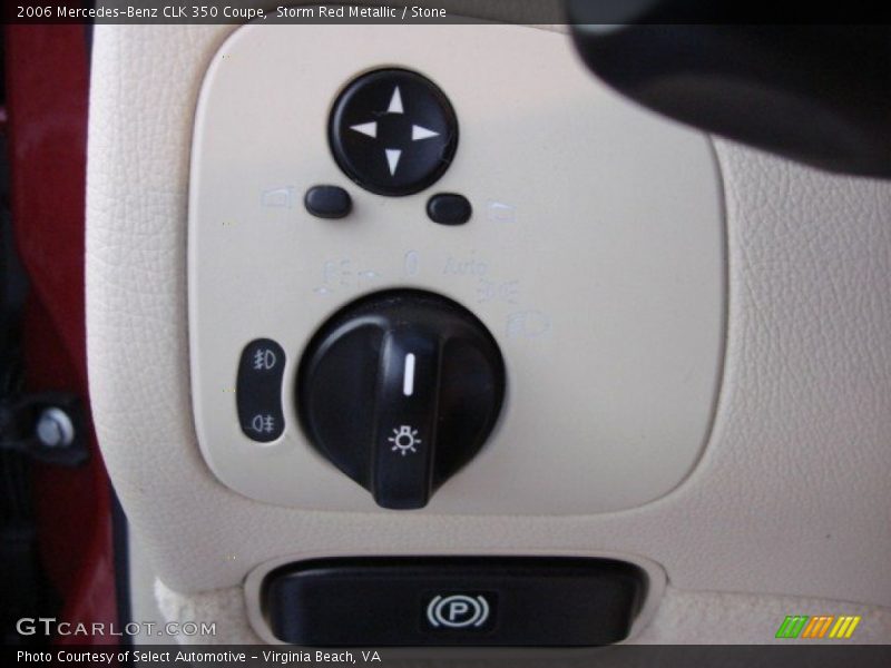 Storm Red Metallic / Stone 2006 Mercedes-Benz CLK 350 Coupe