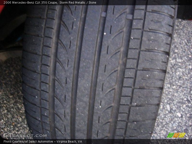 Storm Red Metallic / Stone 2006 Mercedes-Benz CLK 350 Coupe