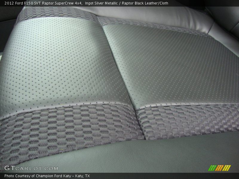 SVT Raptor seats, close up - 2012 Ford F150 SVT Raptor SuperCrew 4x4
