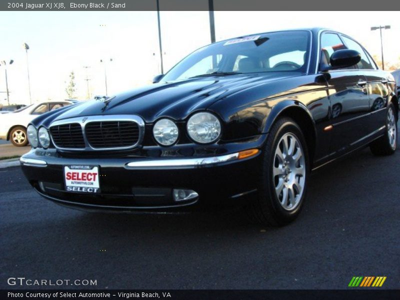 Ebony Black / Sand 2004 Jaguar XJ XJ8
