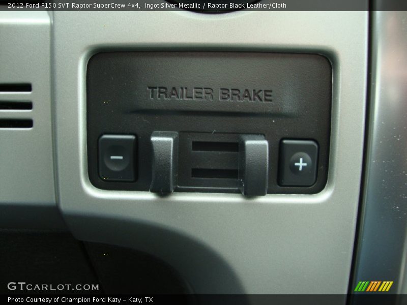 Trailer Brake Controls - 2012 Ford F150 SVT Raptor SuperCrew 4x4