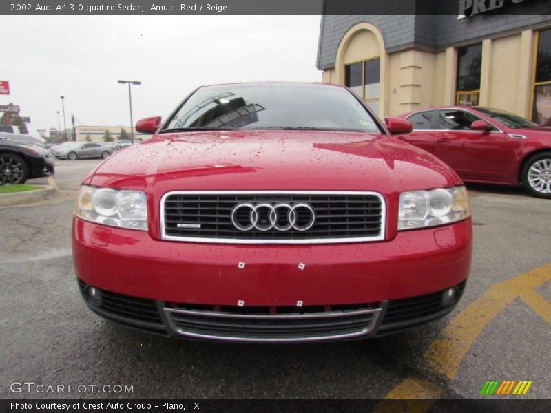 Amulet Red / Beige 2002 Audi A4 3.0 quattro Sedan