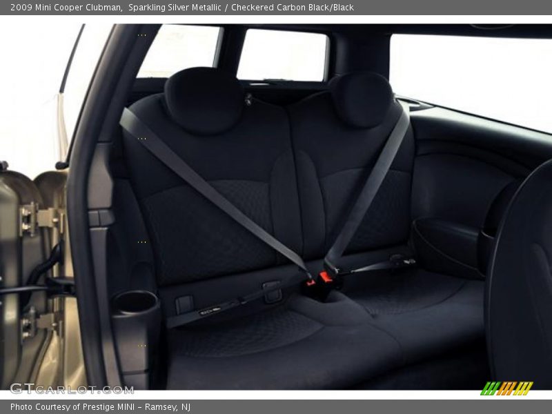 Sparkling Silver Metallic / Checkered Carbon Black/Black 2009 Mini Cooper Clubman
