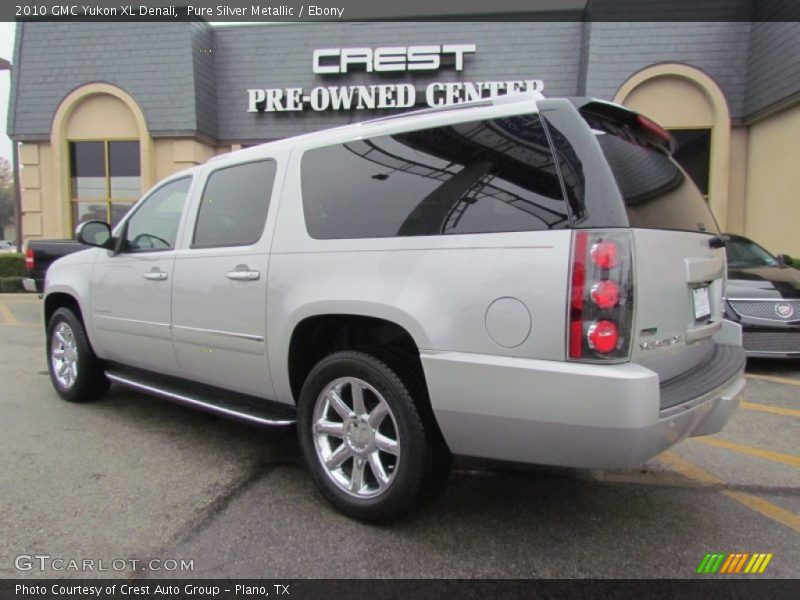 Pure Silver Metallic / Ebony 2010 GMC Yukon XL Denali