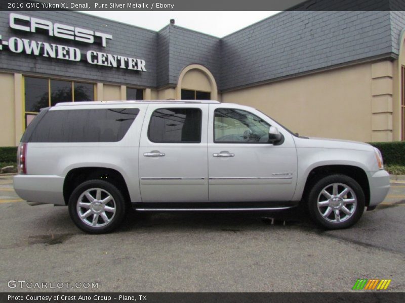 Pure Silver Metallic / Ebony 2010 GMC Yukon XL Denali