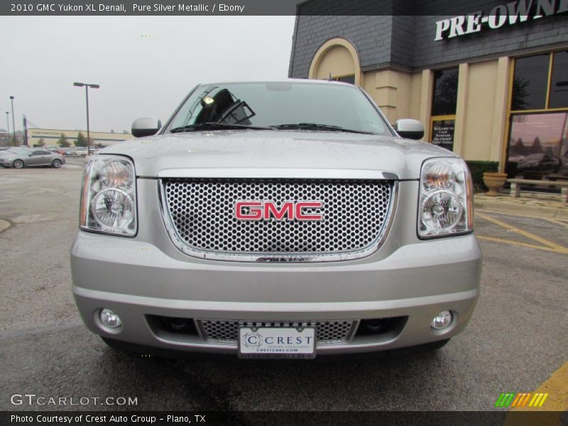 Pure Silver Metallic / Ebony 2010 GMC Yukon XL Denali