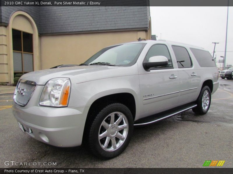 Pure Silver Metallic / Ebony 2010 GMC Yukon XL Denali