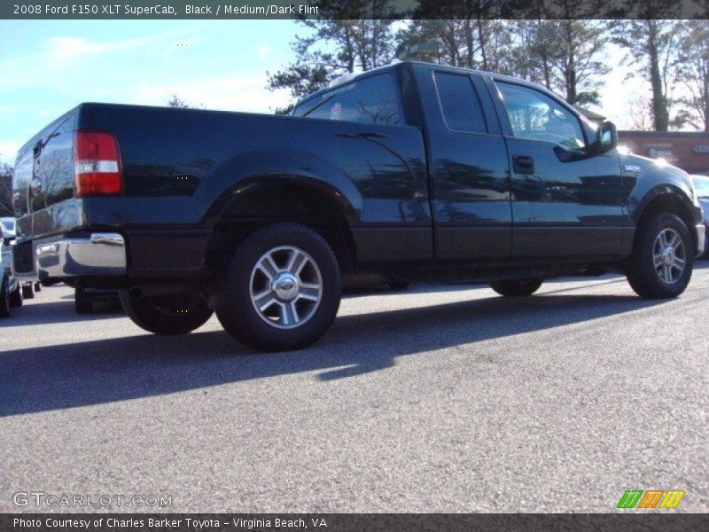 Black / Medium/Dark Flint 2008 Ford F150 XLT SuperCab