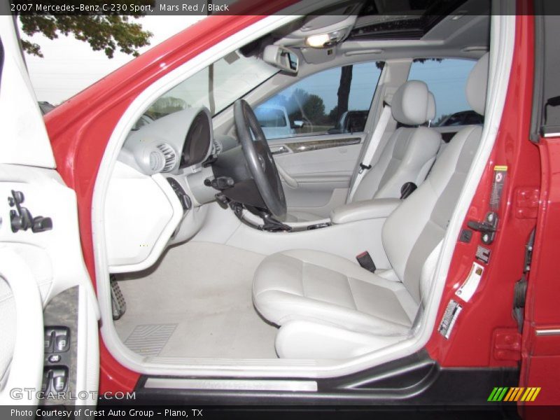 Mars Red / Black 2007 Mercedes-Benz C 230 Sport