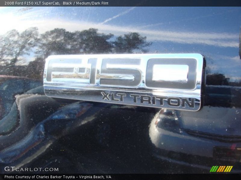 Black / Medium/Dark Flint 2008 Ford F150 XLT SuperCab