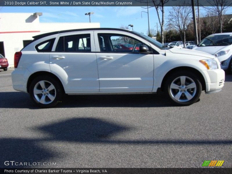 Stone White / Dark Slate Gray/Medium Graystone 2010 Dodge Caliber SXT