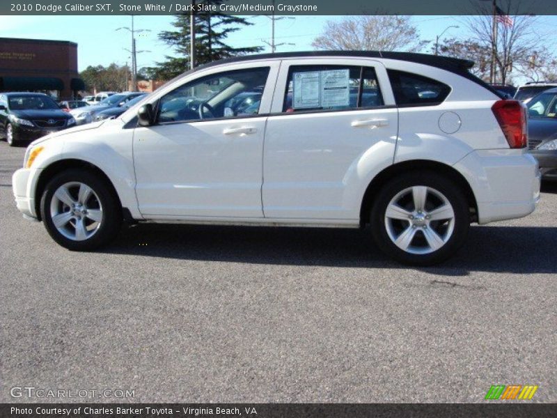Stone White / Dark Slate Gray/Medium Graystone 2010 Dodge Caliber SXT