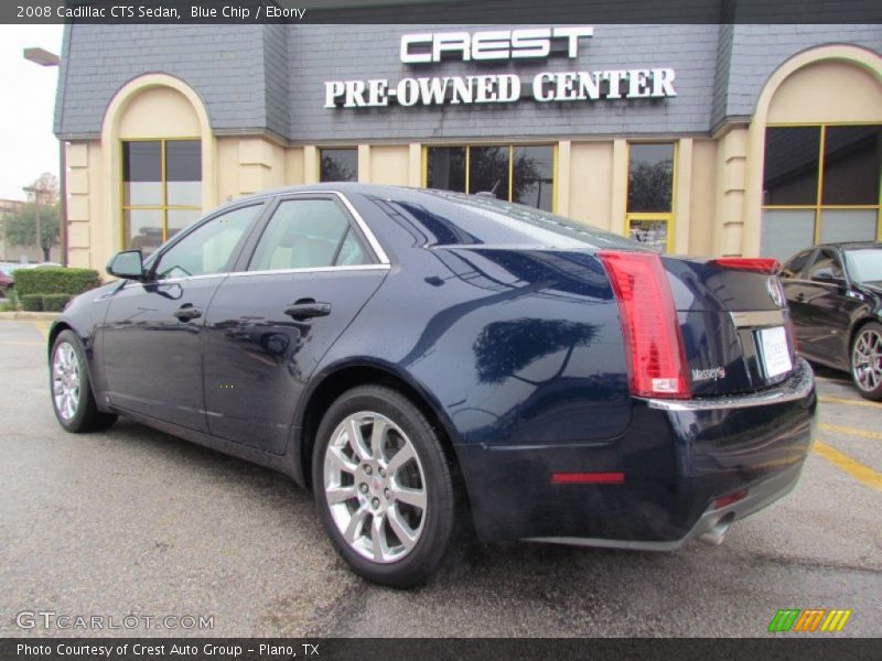 Blue Chip / Ebony 2008 Cadillac CTS Sedan